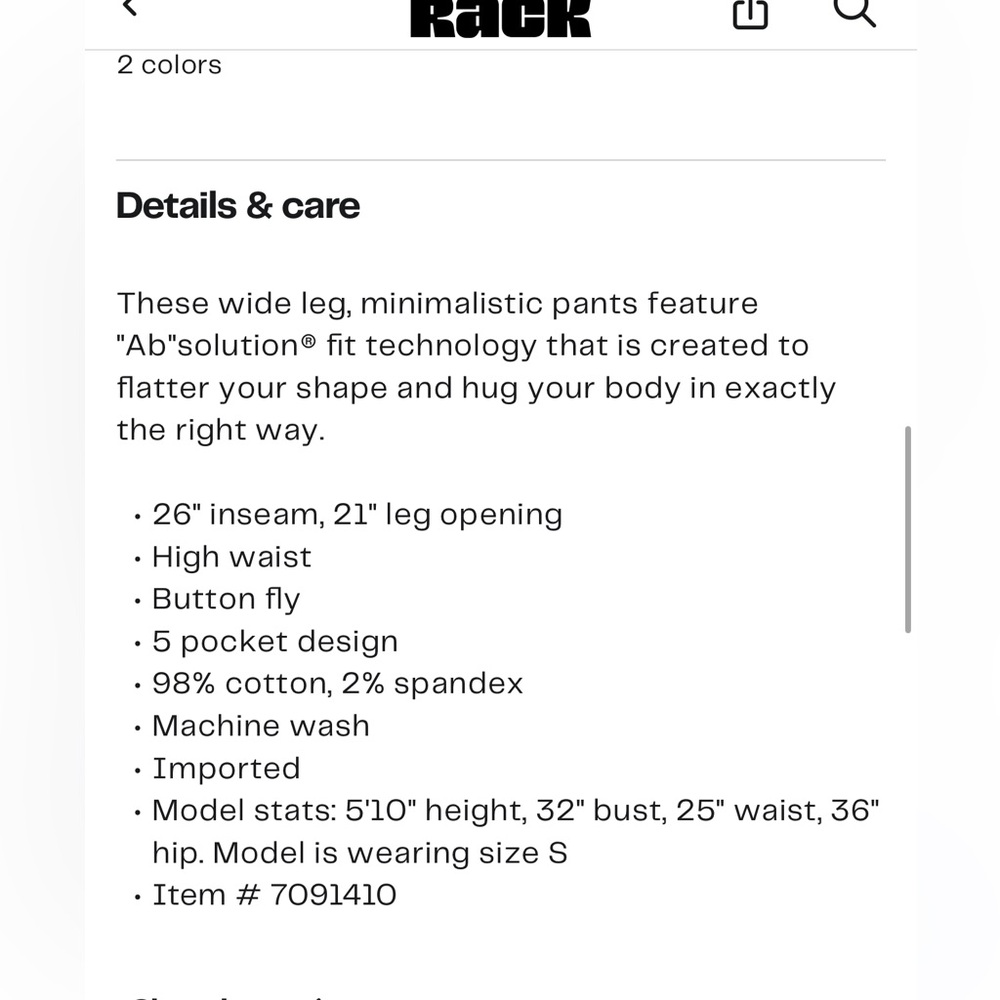 Democracy AB Technology High Rise Pants - Picture 4 of 4
